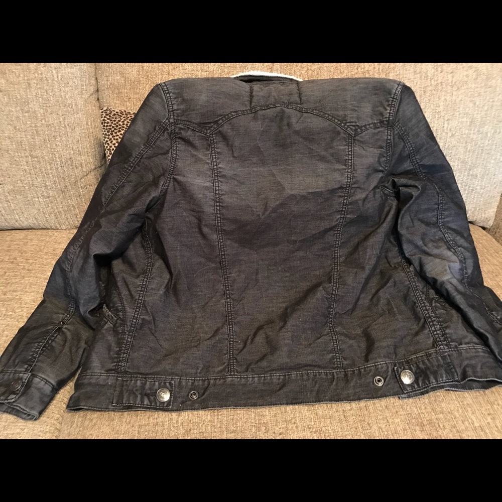 True Religion- Black Denim Jacket
